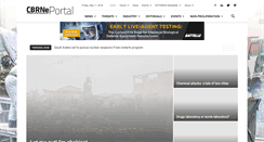 Desktop Screenshot of cbrneportal.com